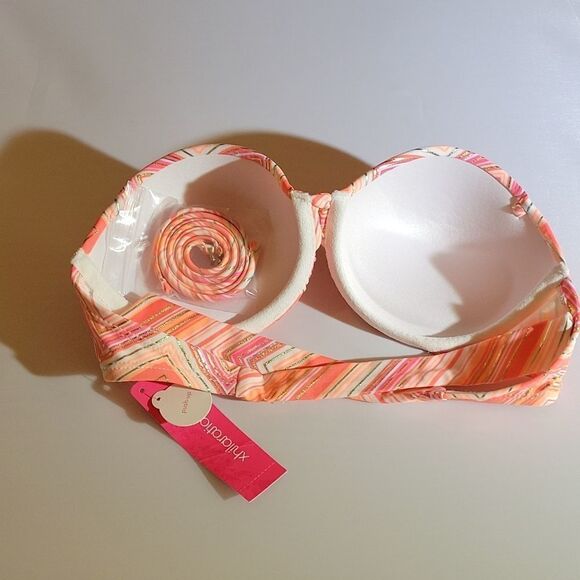 BRAND NEW XHILARATION WOMEN"S PUSH UP SWIMSUITS BIKINI BRA - Picture 14 of 16